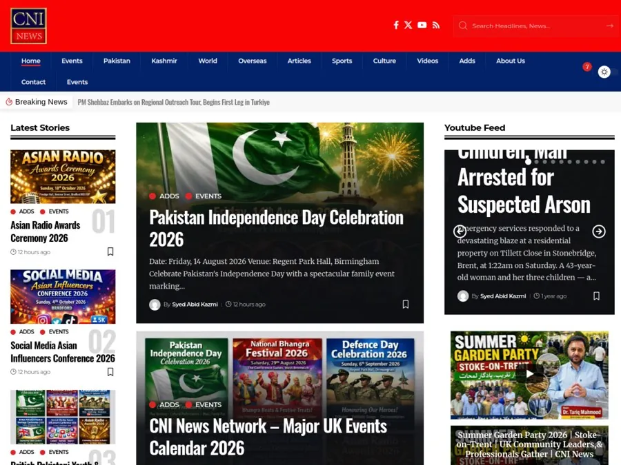 CNI News — cms project built by 2xdev